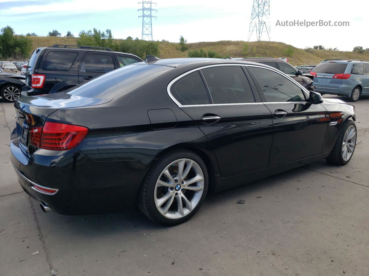 2016 Bmw 535 Xi Black vin: WBA5B3C51GG258714