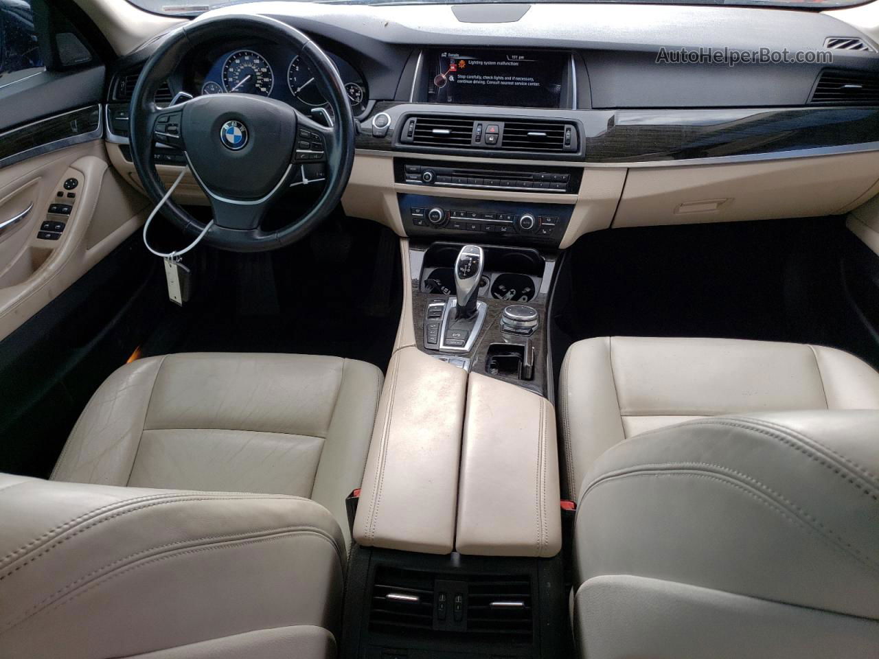 2016 Bmw 535 Xi Черный vin: WBA5B3C51GG258714