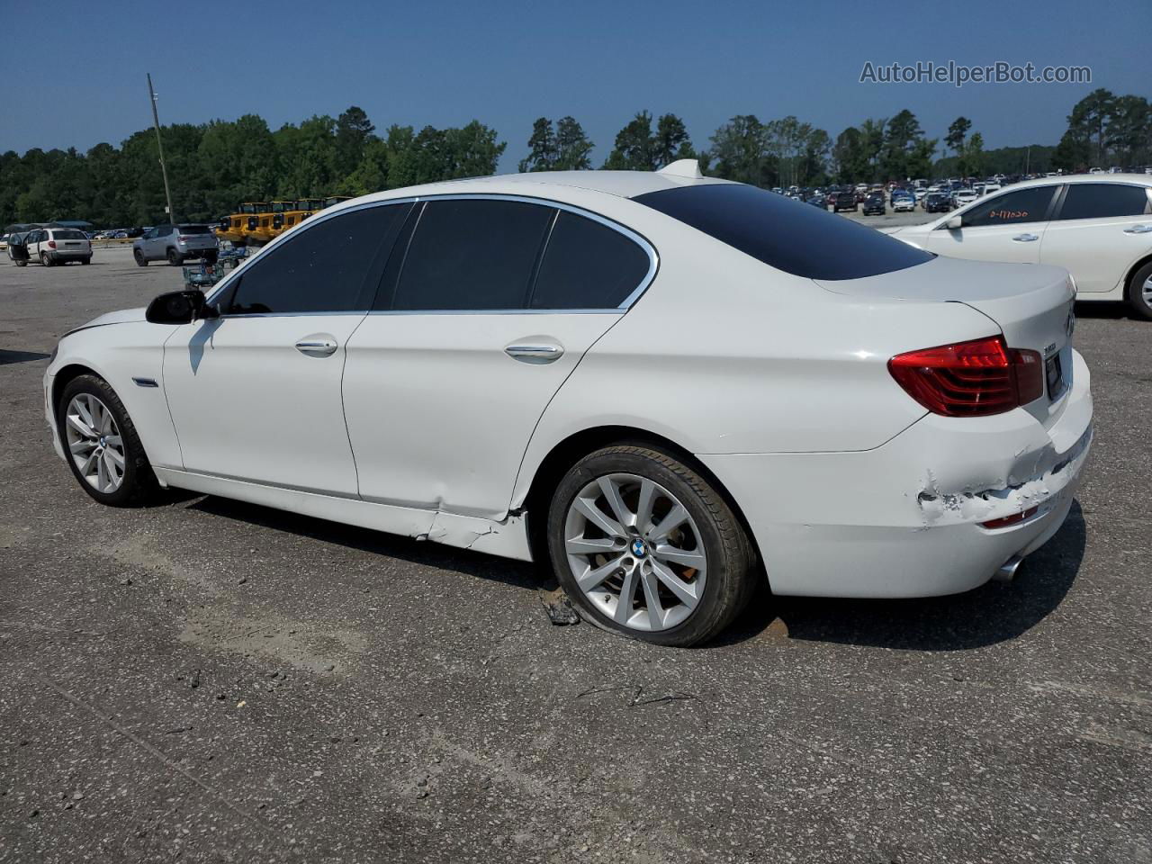 2016 Bmw 535 Xi Белый vin: WBA5B3C51GG259913