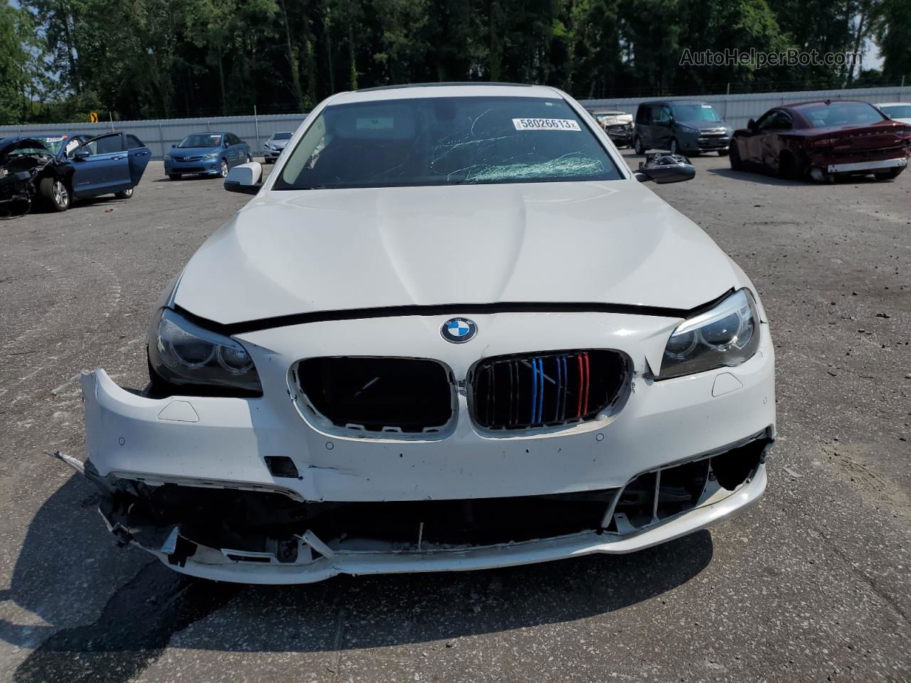 2016 Bmw 535 Xi White vin: WBA5B3C51GG259913