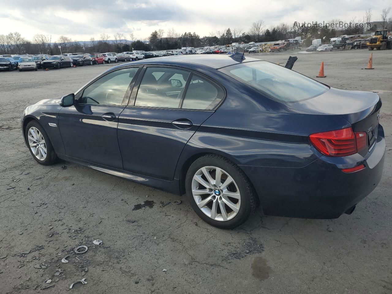 2014 Bmw 535 Xi Синий vin: WBA5B3C52ED537796