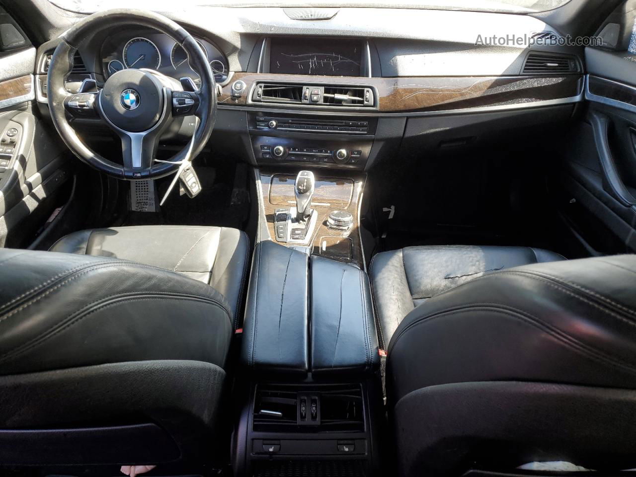 2016 Bmw 535 Xi Синий vin: WBA5B3C52GG257409