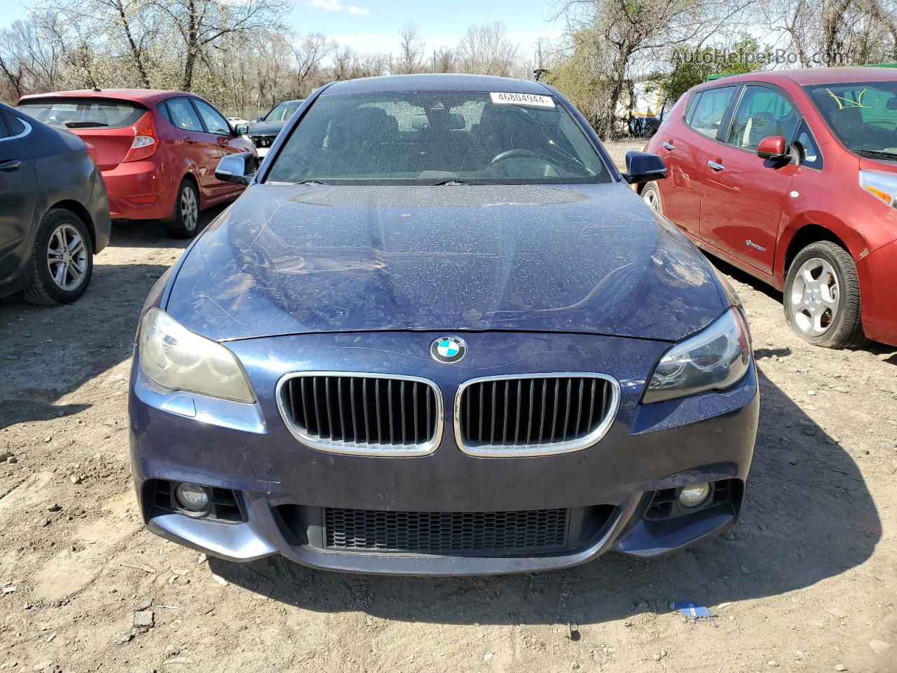 2016 Bmw 535 Xi Синий vin: WBA5B3C52GG257409