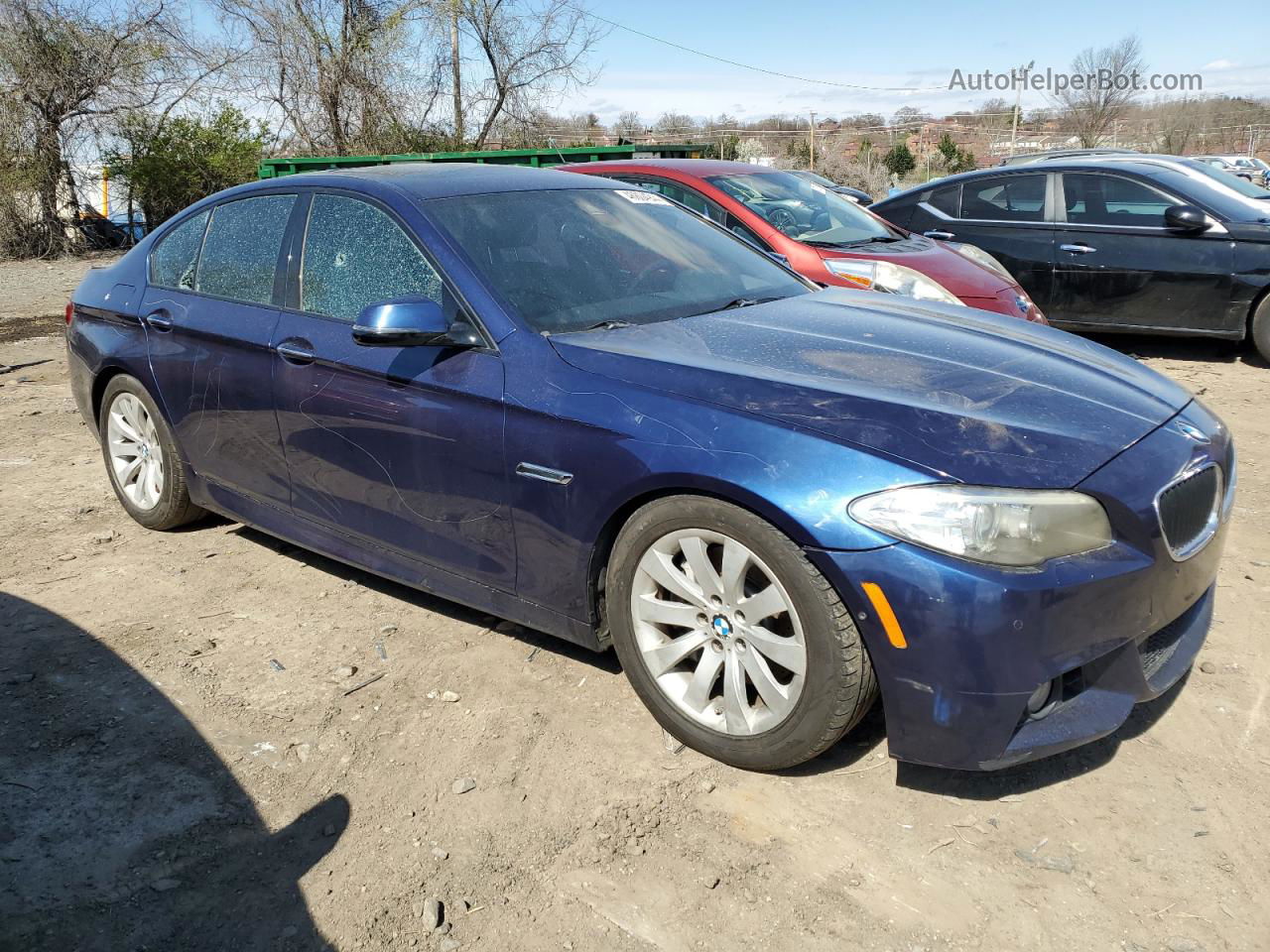 2016 Bmw 535 Xi Blue vin: WBA5B3C52GG257409