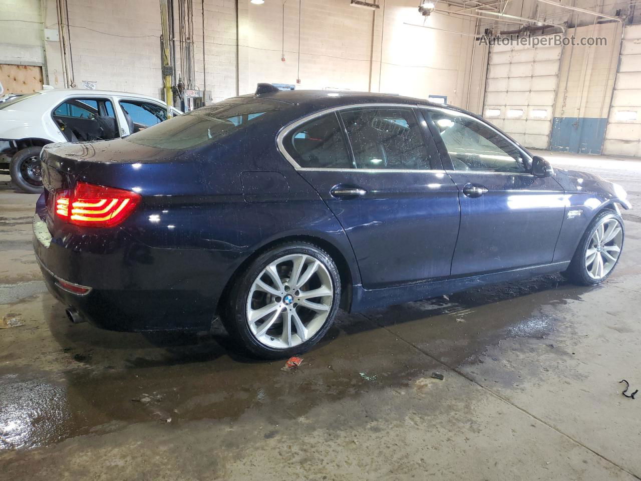 2014 Bmw 535 Xi Blue vin: WBA5B3C53ED530565