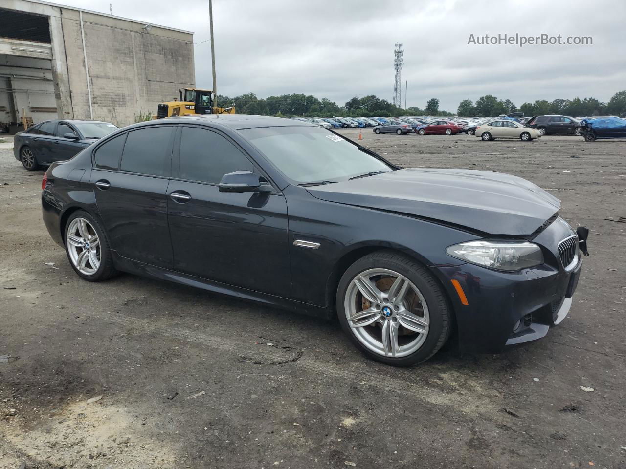 2014 Bmw 535 Xi Черный vin: WBA5B3C53ED537046