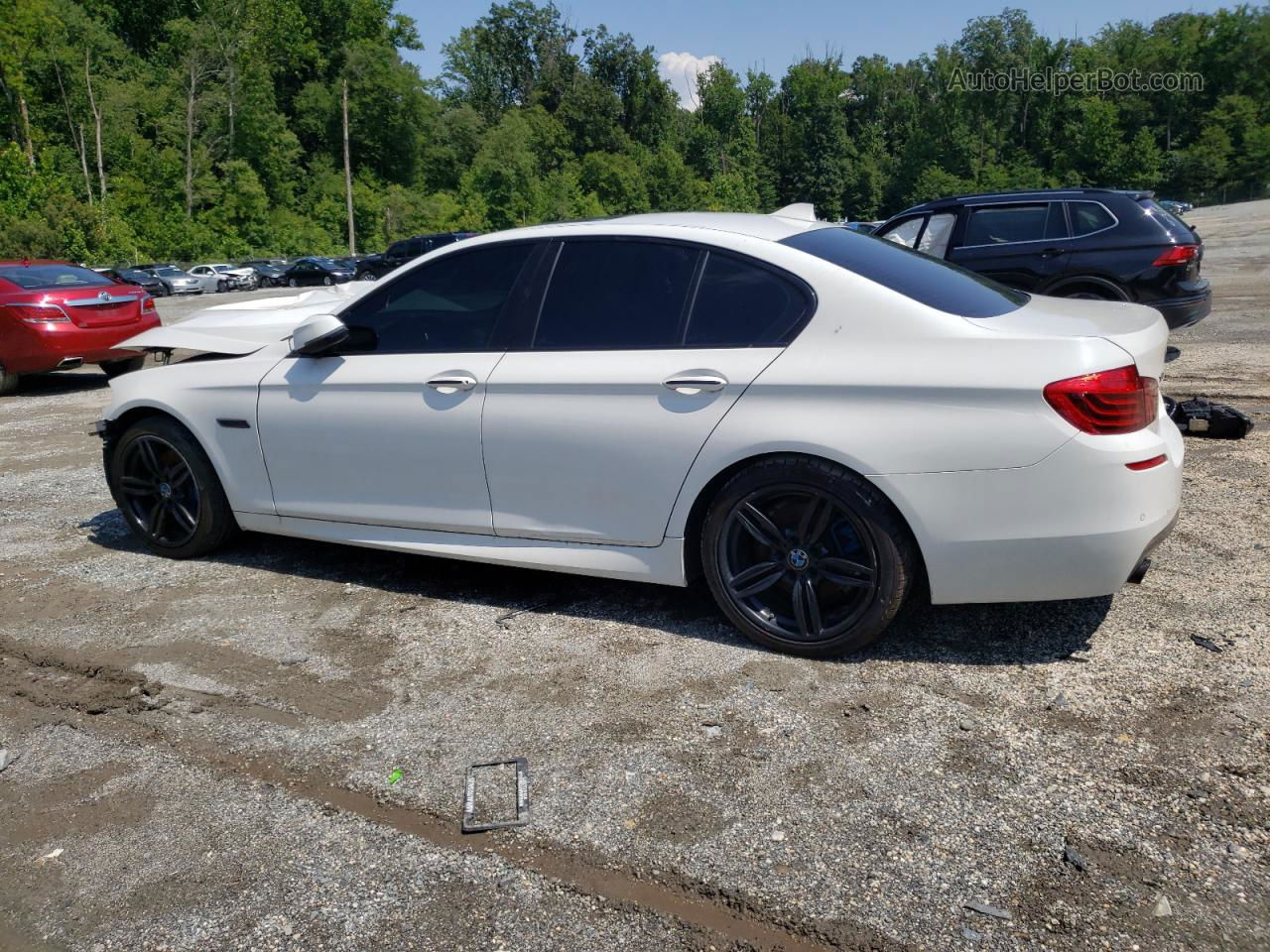 2016 Bmw 535 Xi White vin: WBA5B3C53GD549250