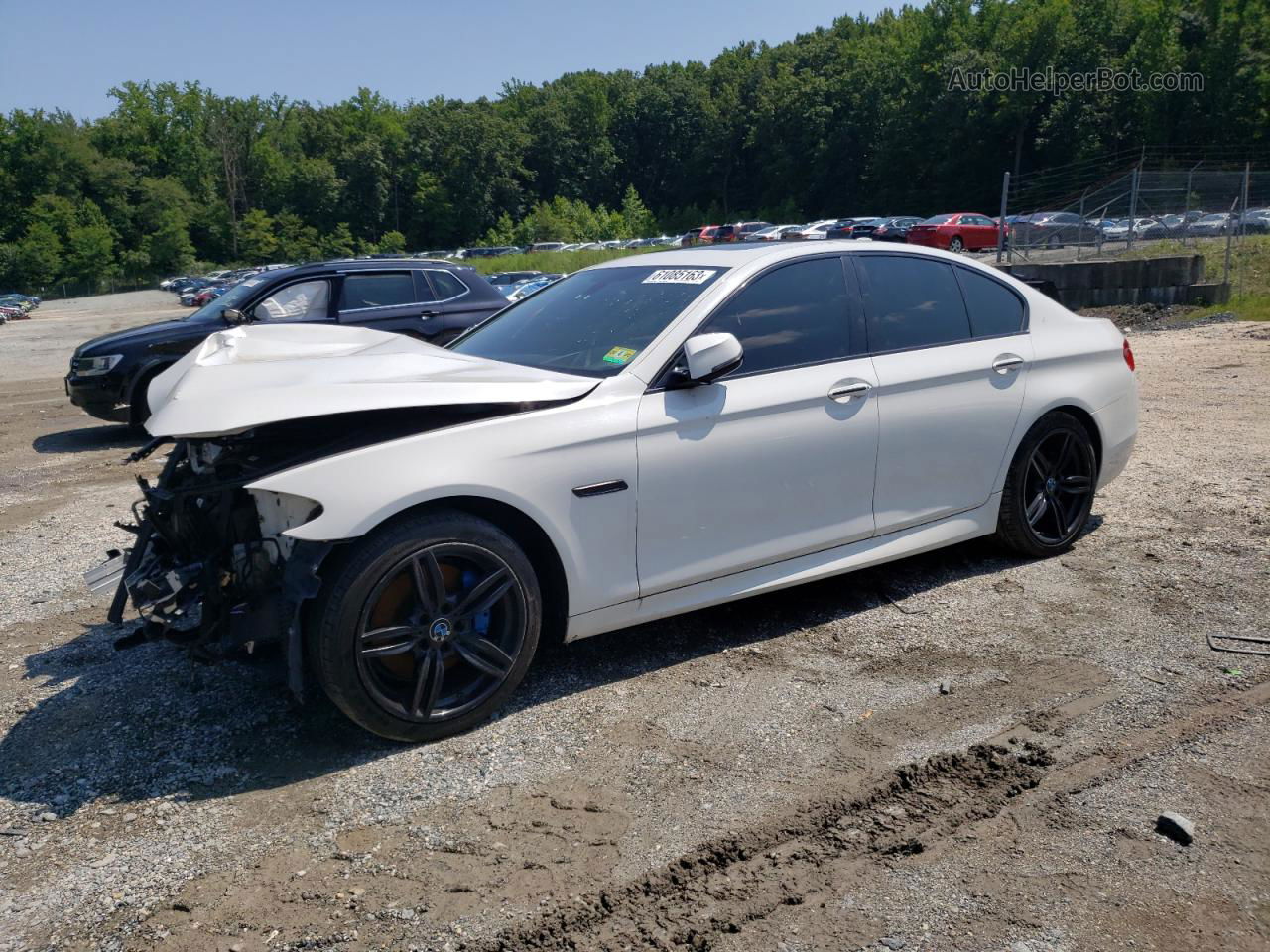 2016 Bmw 535 Xi White vin: WBA5B3C53GD549250