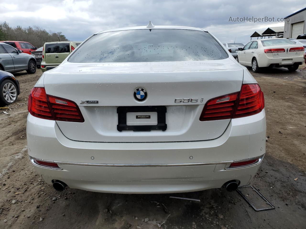 2016 Bmw 535 Xi White vin: WBA5B3C53GG258147