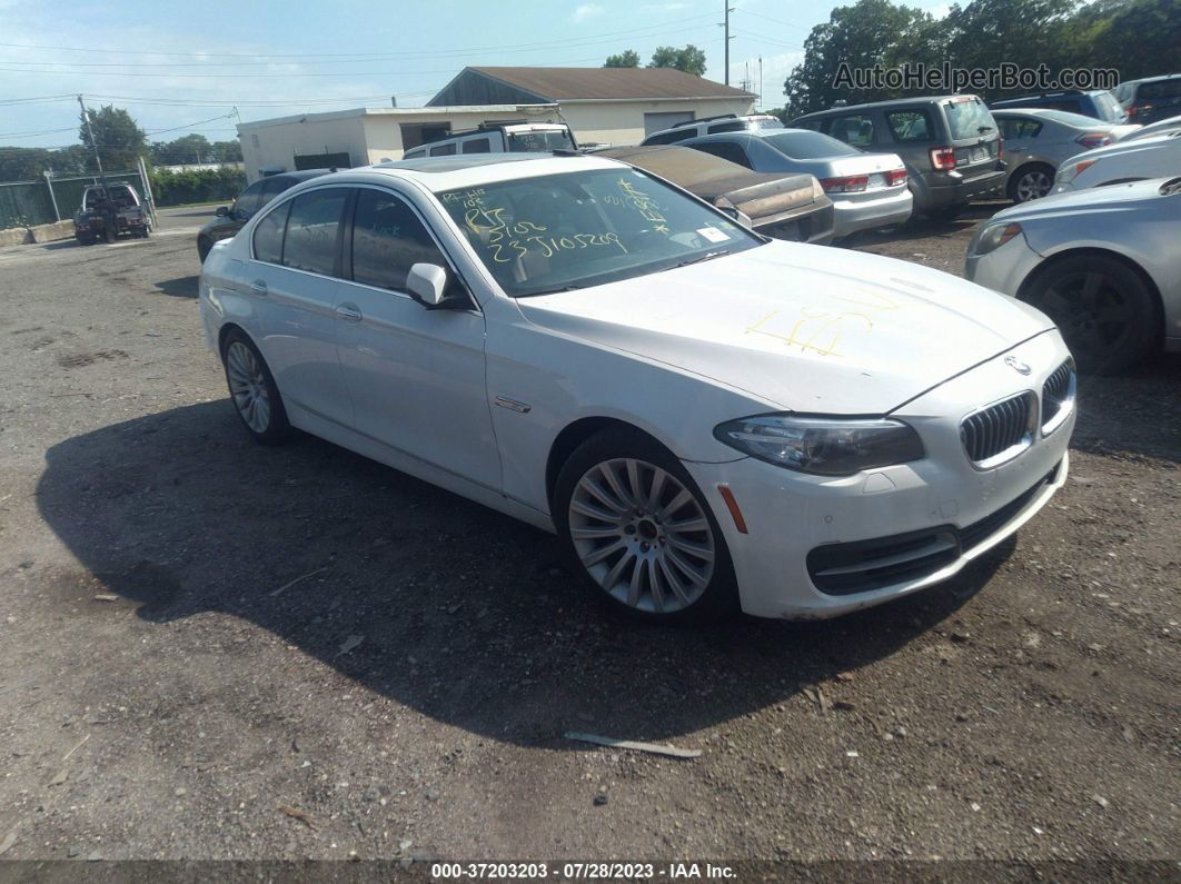 2014 Bmw 5 Series 535i Xdrive Белый vin: WBA5B3C54ED292838