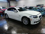 2014 Bmw 5 Series 535i Xdrive White vin: WBA5B3C54ED533331