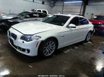 2014 Bmw 5 Series 535i Xdrive White vin: WBA5B3C54ED533331