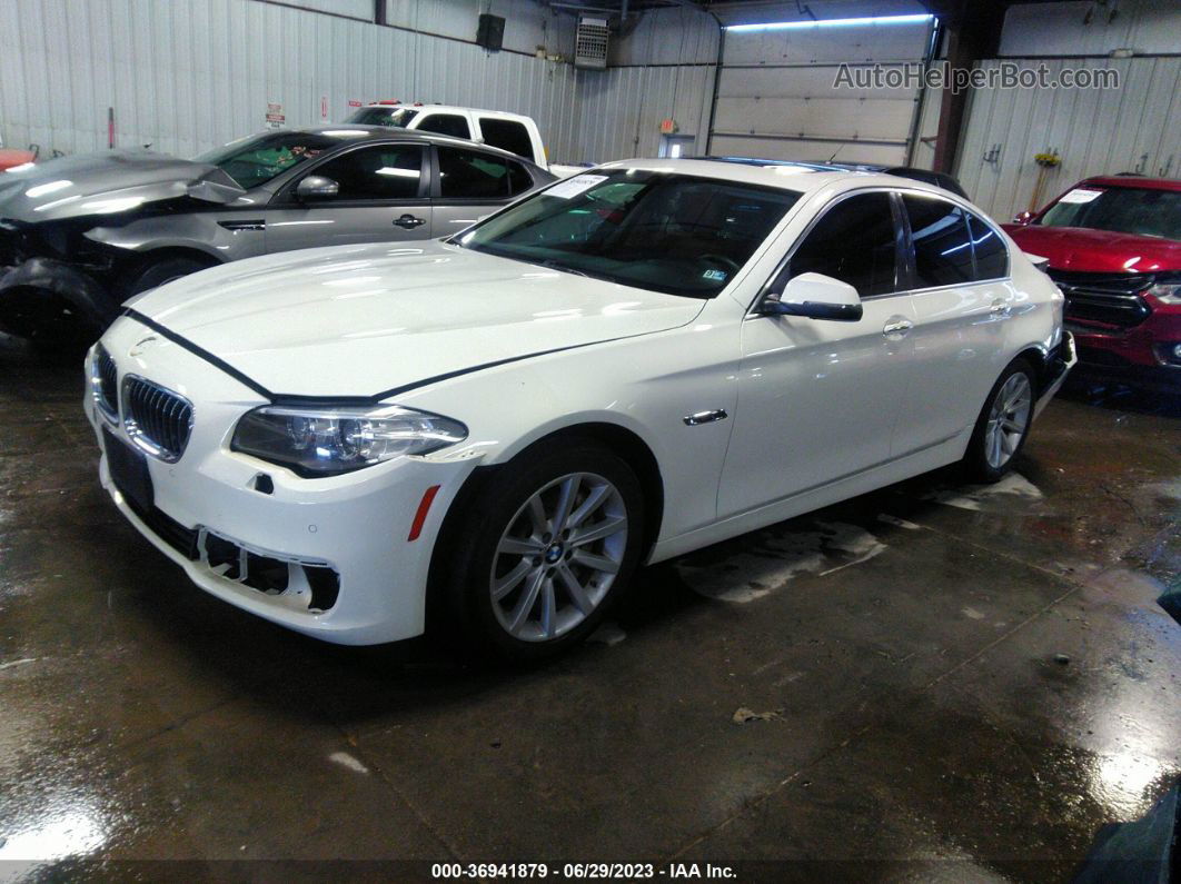 2014 Bmw 5 Series 535i Xdrive Белый vin: WBA5B3C54ED533331