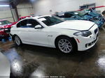 2014 Bmw 5 Series 535i Xdrive White vin: WBA5B3C54ED533331