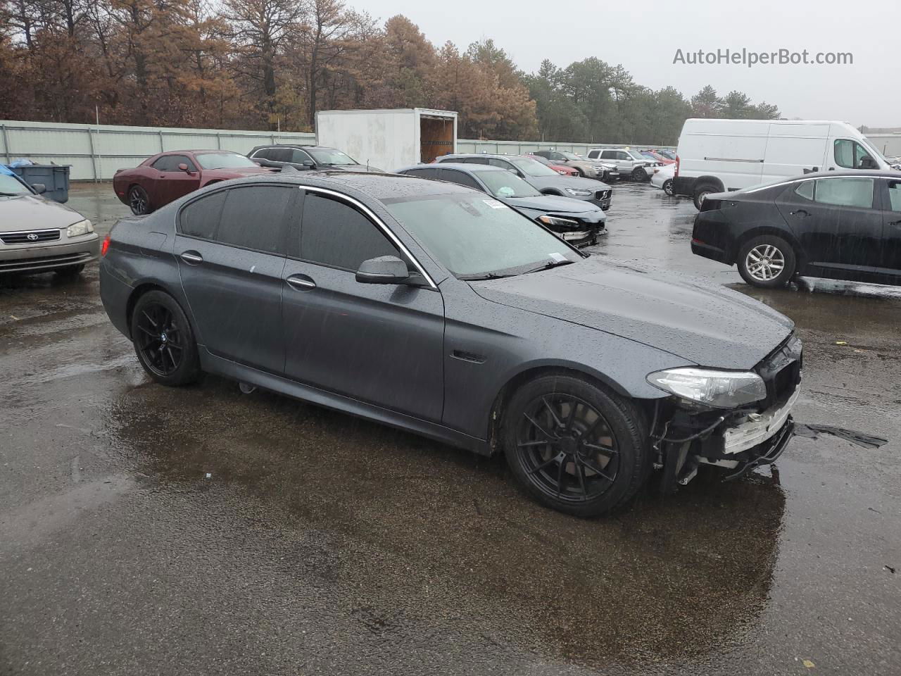 2016 Bmw 535 Xi Gray vin: WBA5B3C54GG257251