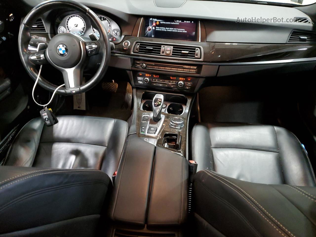 2016 Bmw 535 Xi Черный vin: WBA5B3C55GG255735