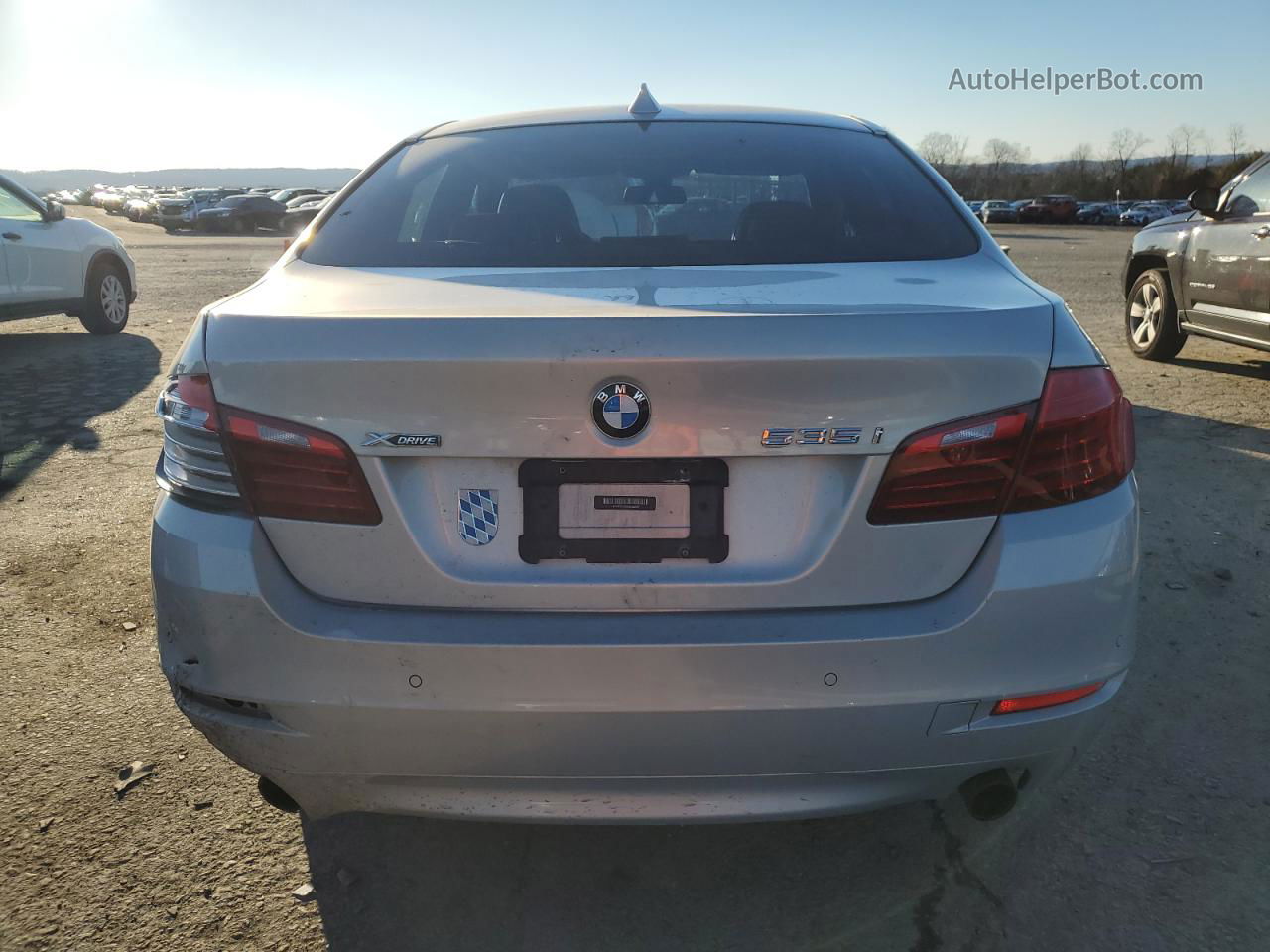 2014 Bmw 535 Xi Silver vin: WBA5B3C56ED532259