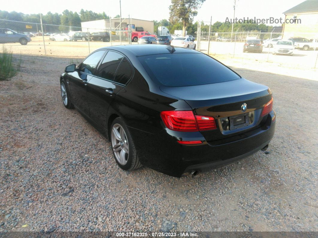 2014 Bmw 5 Series 535i Xdrive Black vin: WBA5B3C57ED533226