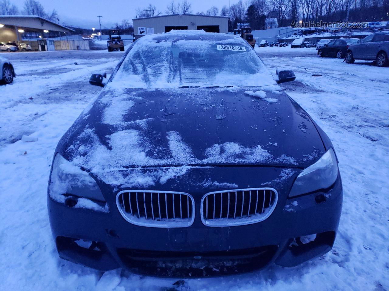 2014 Bmw 535 Xi Синий vin: WBA5B3C58ED531761