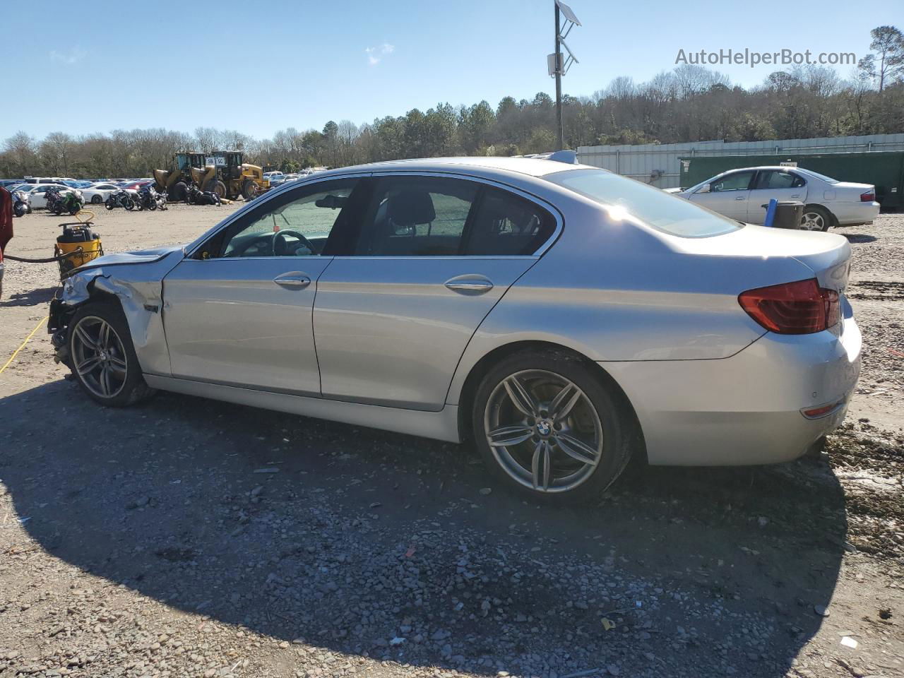 2014 Bmw 535 Xi Silver vin: WBA5B3C58ED533302