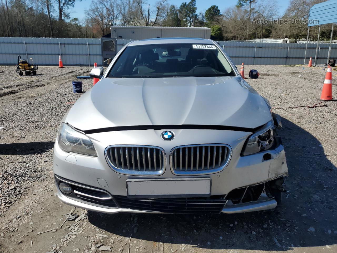 2014 Bmw 535 Xi Silver vin: WBA5B3C58ED533302