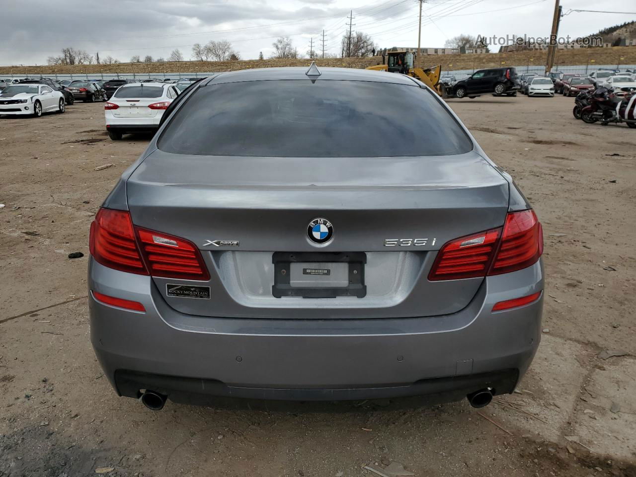 2016 Bmw 535 Xi Gray vin: WBA5B3C58GG252599