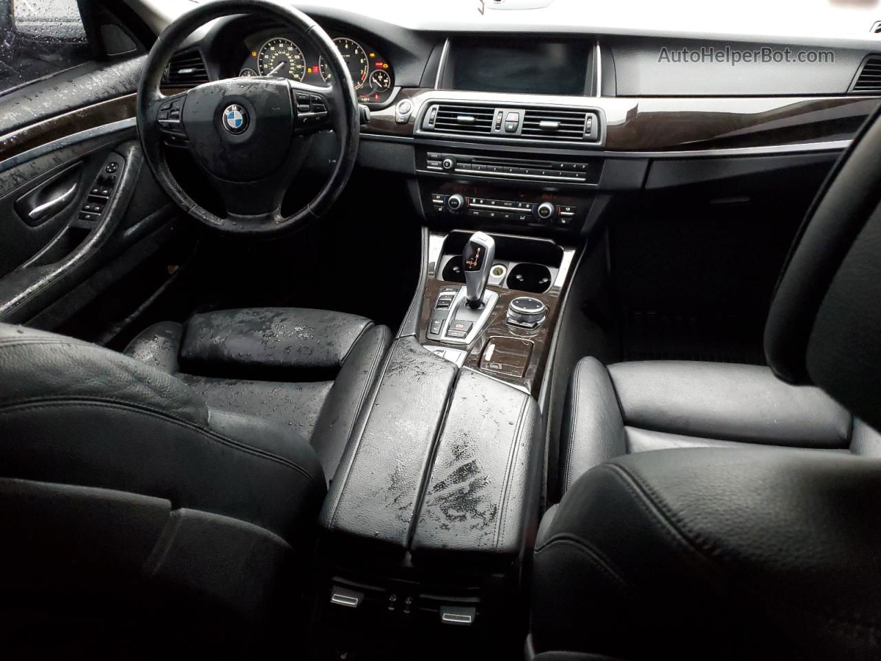 2014 Bmw 535 Xi Синий vin: WBA5B3C59ED537939