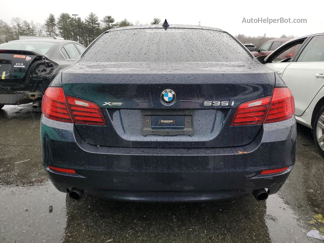 2014 Bmw 535 Xi Blue vin: WBA5B3C59ED537939