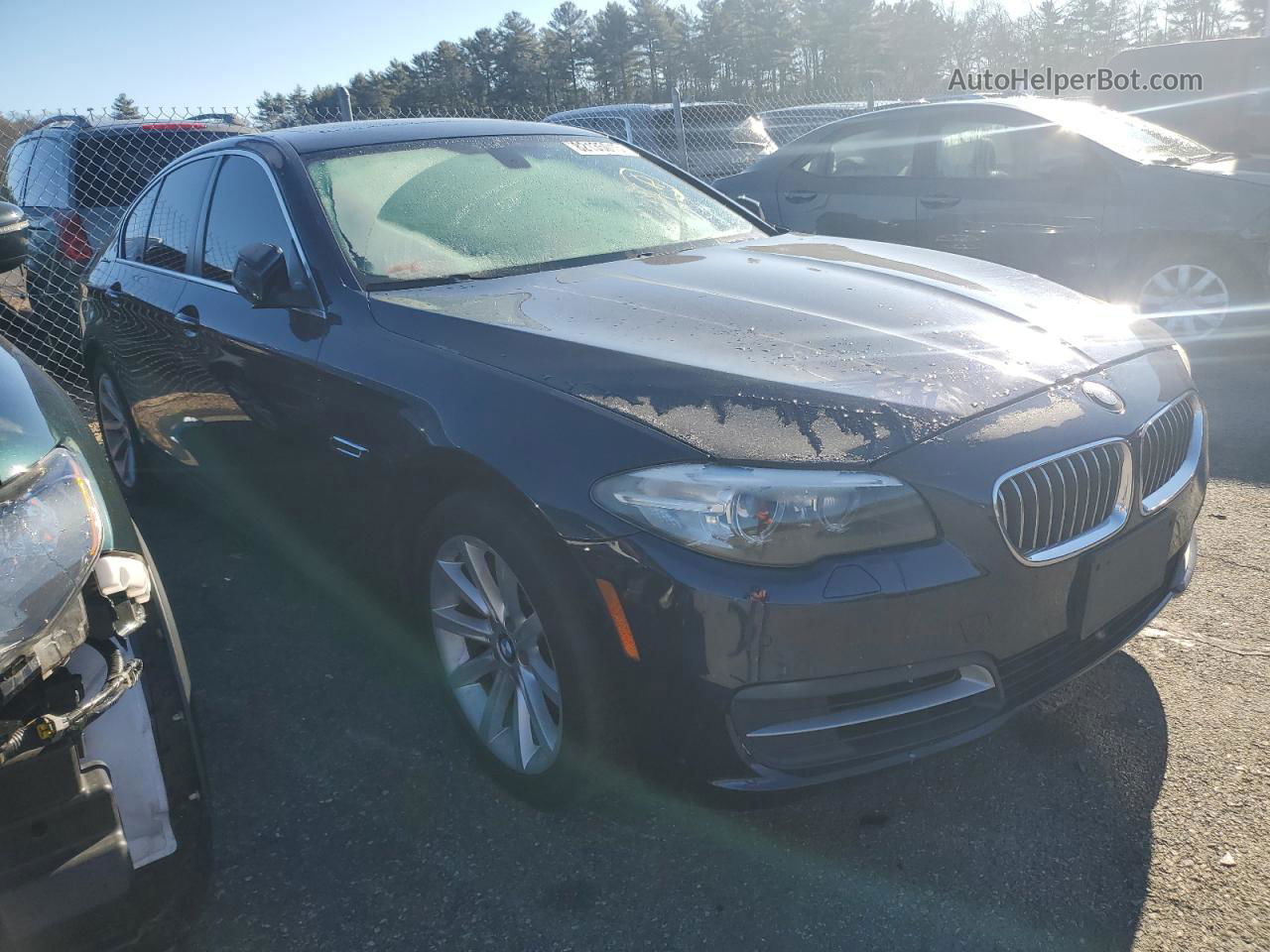 2014 Bmw 535 Xi Blue vin: WBA5B3C59ED537939