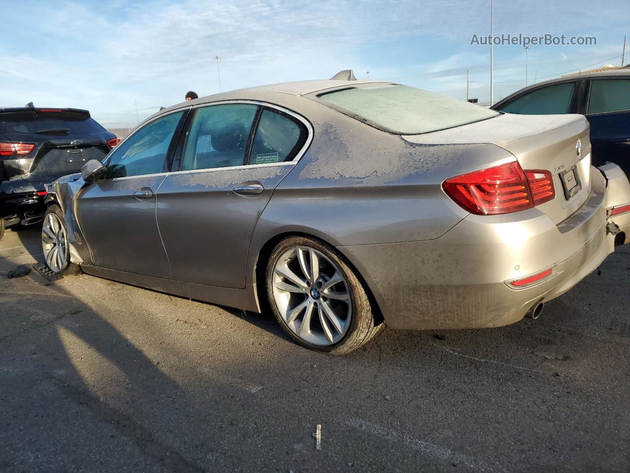 2014 Bmw 535 Xi Silver vin: WBA5B3C59ED538346