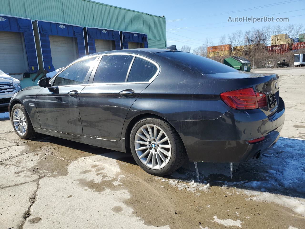 2014 Bmw 535 Xi Черный vin: WBA5B3C59ED539044