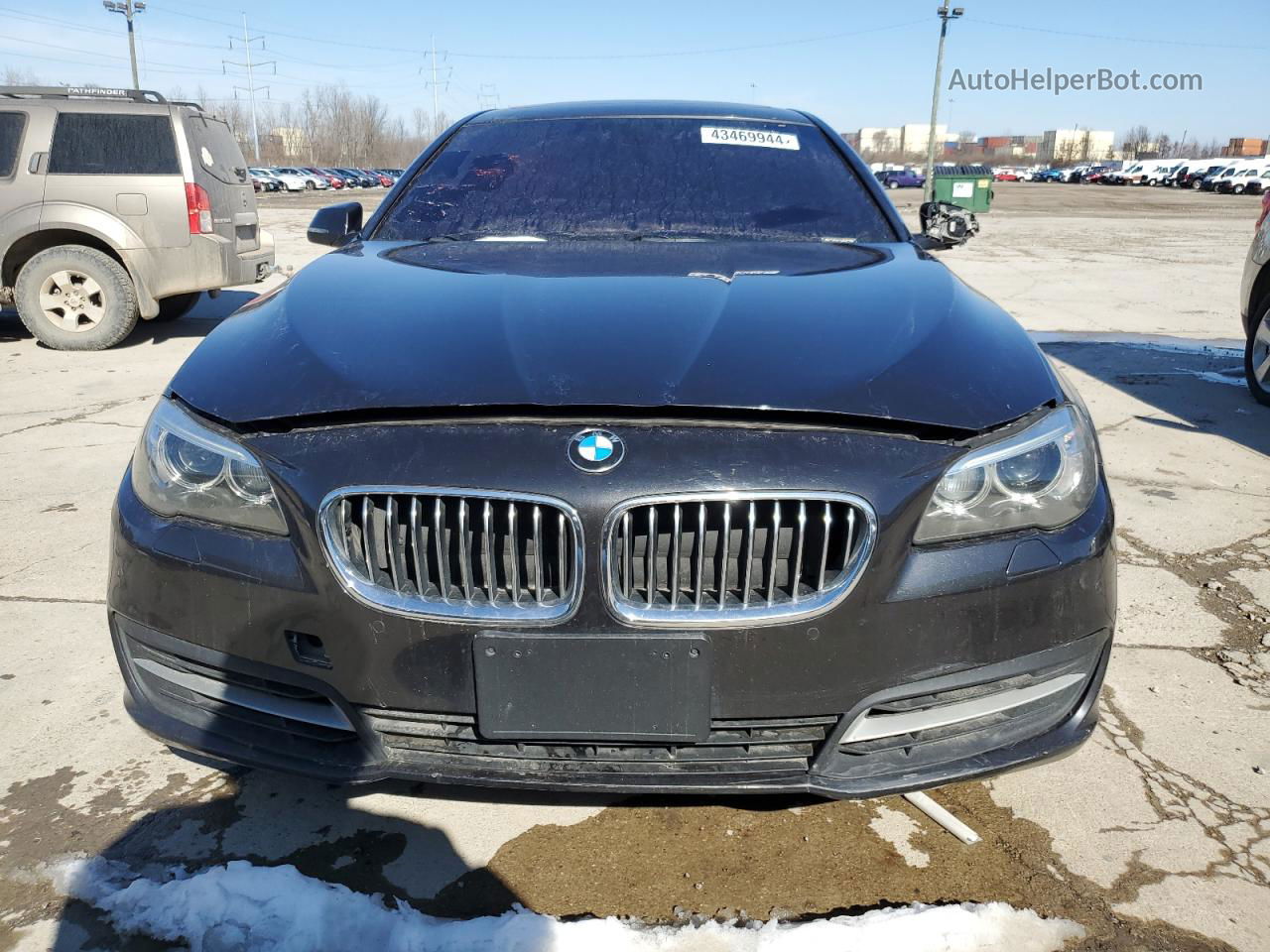 2014 Bmw 535 Xi Черный vin: WBA5B3C59ED539044