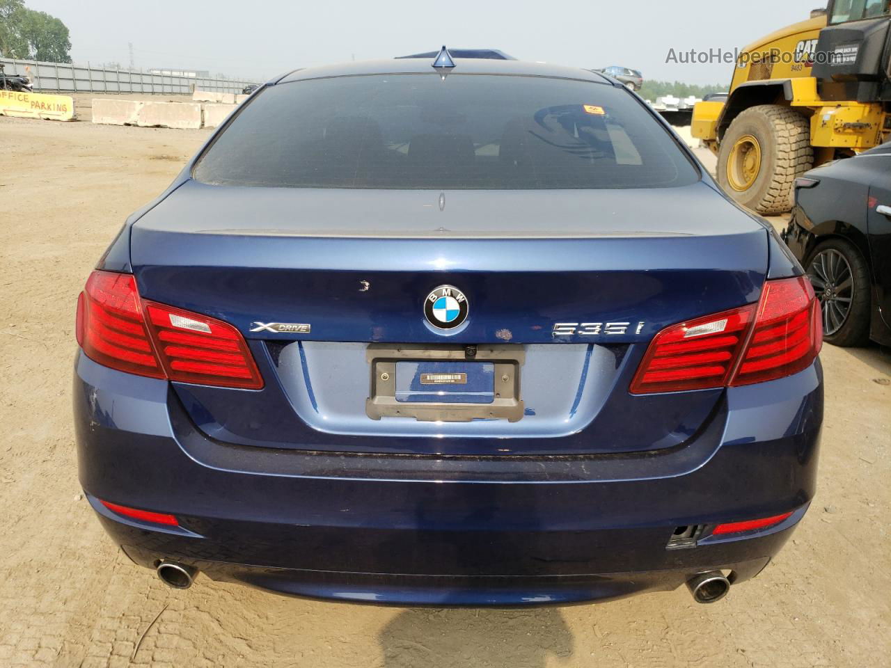 2016 Bmw 535 Xi Синий vin: WBA5B3C59GG261084