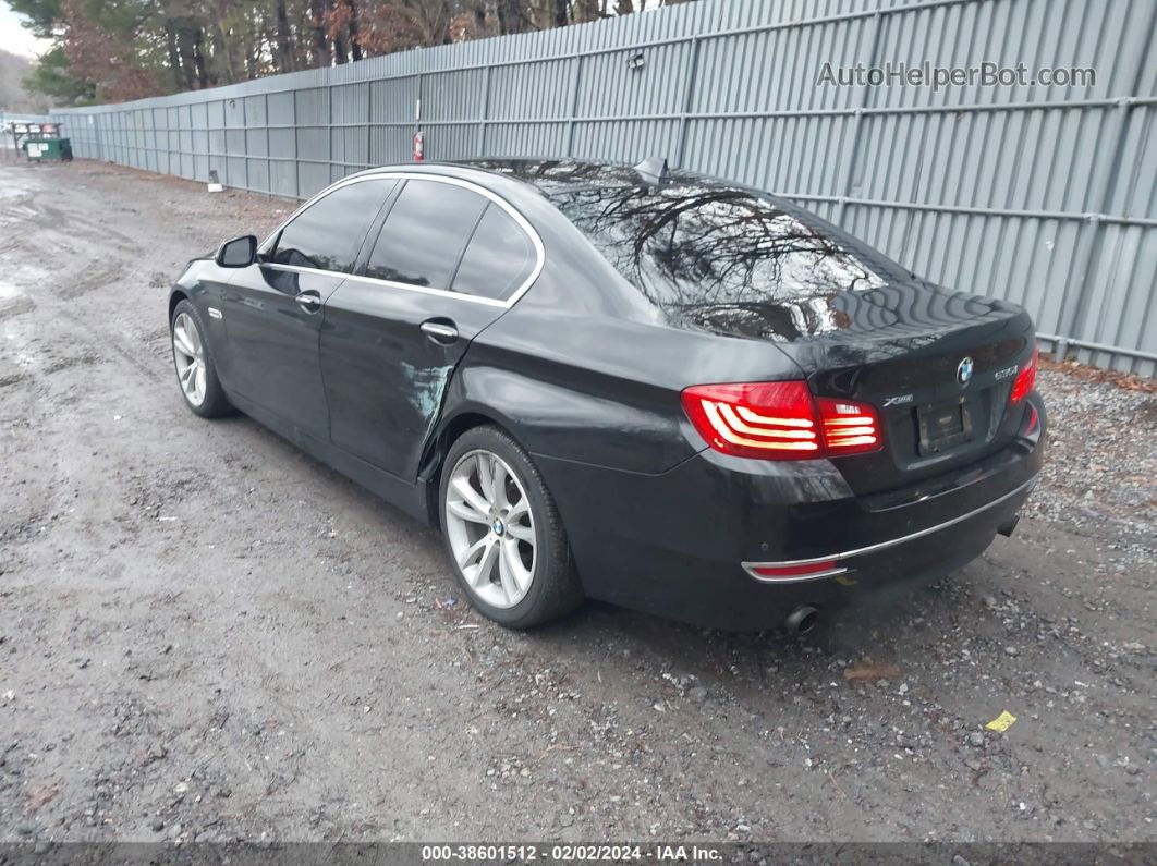 2014 Bmw 535i Xdrive Black vin: WBA5B3C5XED292438