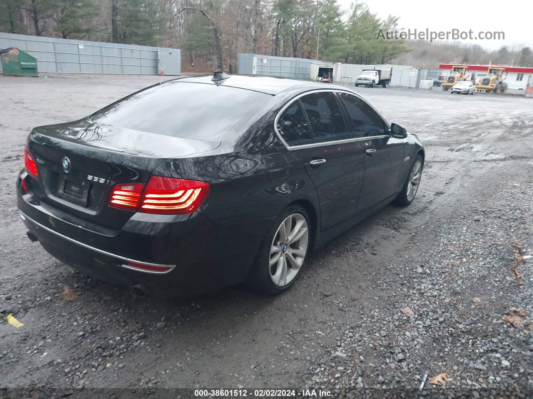 2014 Bmw 535i Xdrive Black vin: WBA5B3C5XED292438