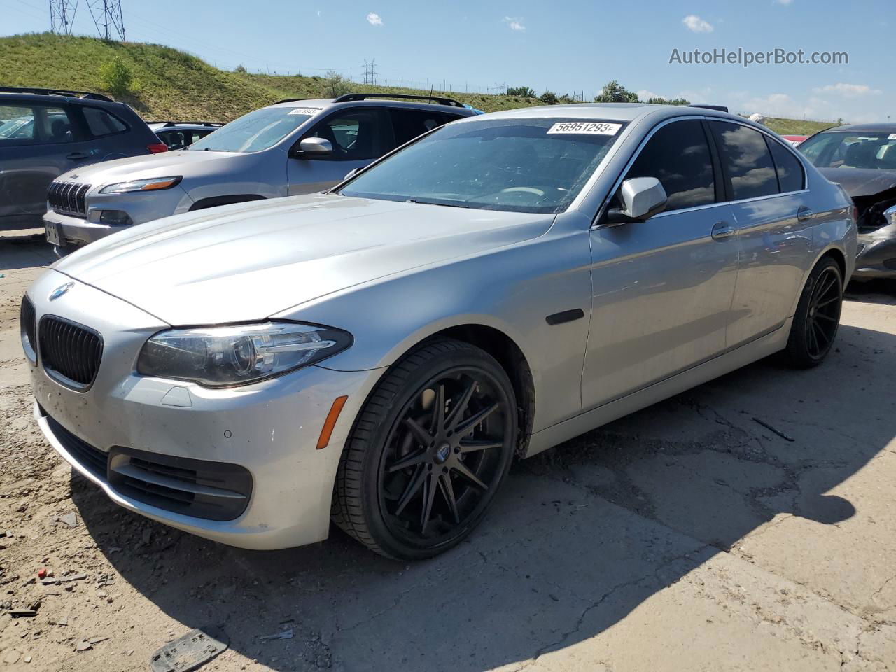 2014 Bmw 535 Xi Серебряный vin: WBA5B3C5XED532409