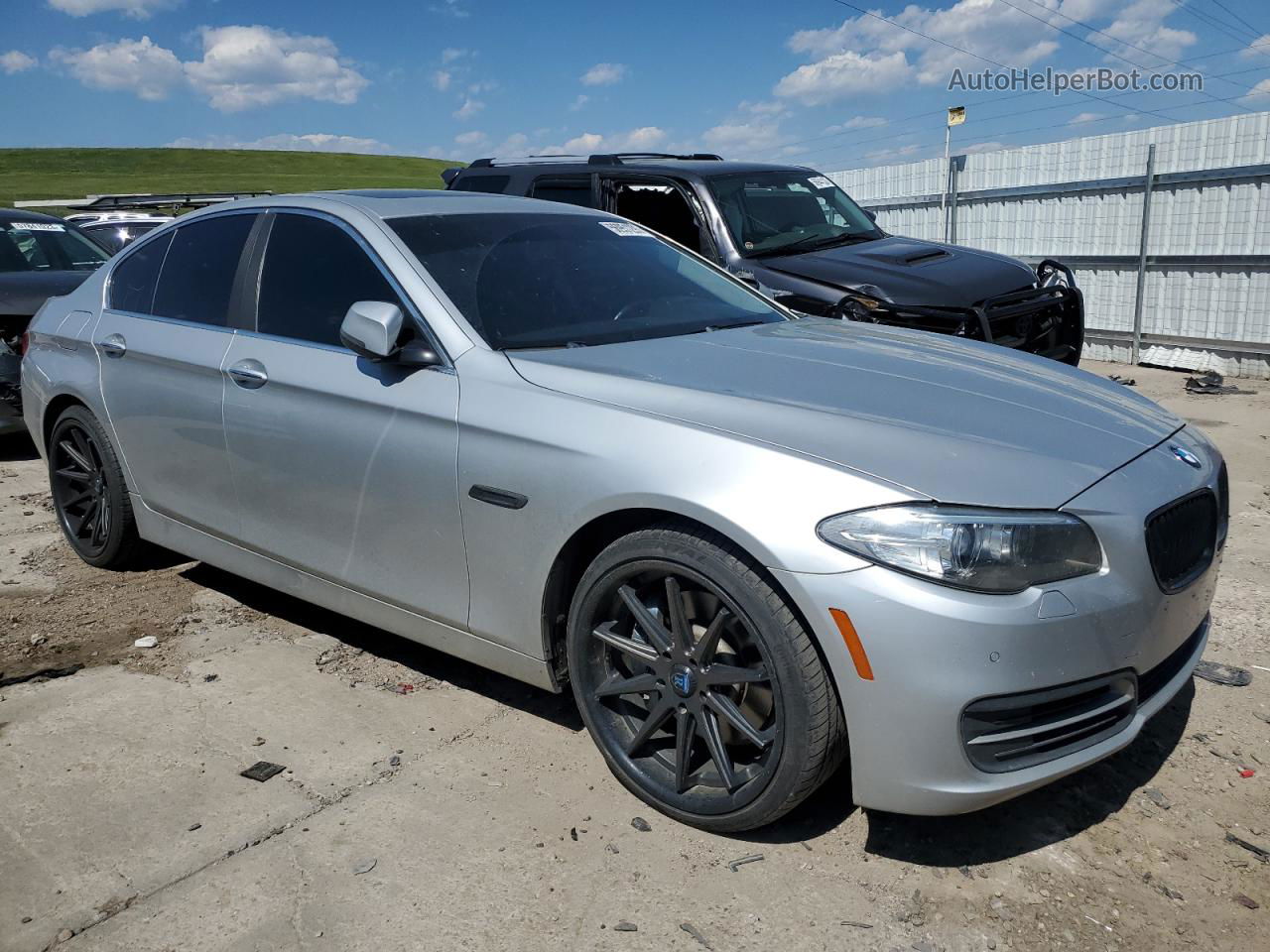 2014 Bmw 535 Xi Серебряный vin: WBA5B3C5XED532409