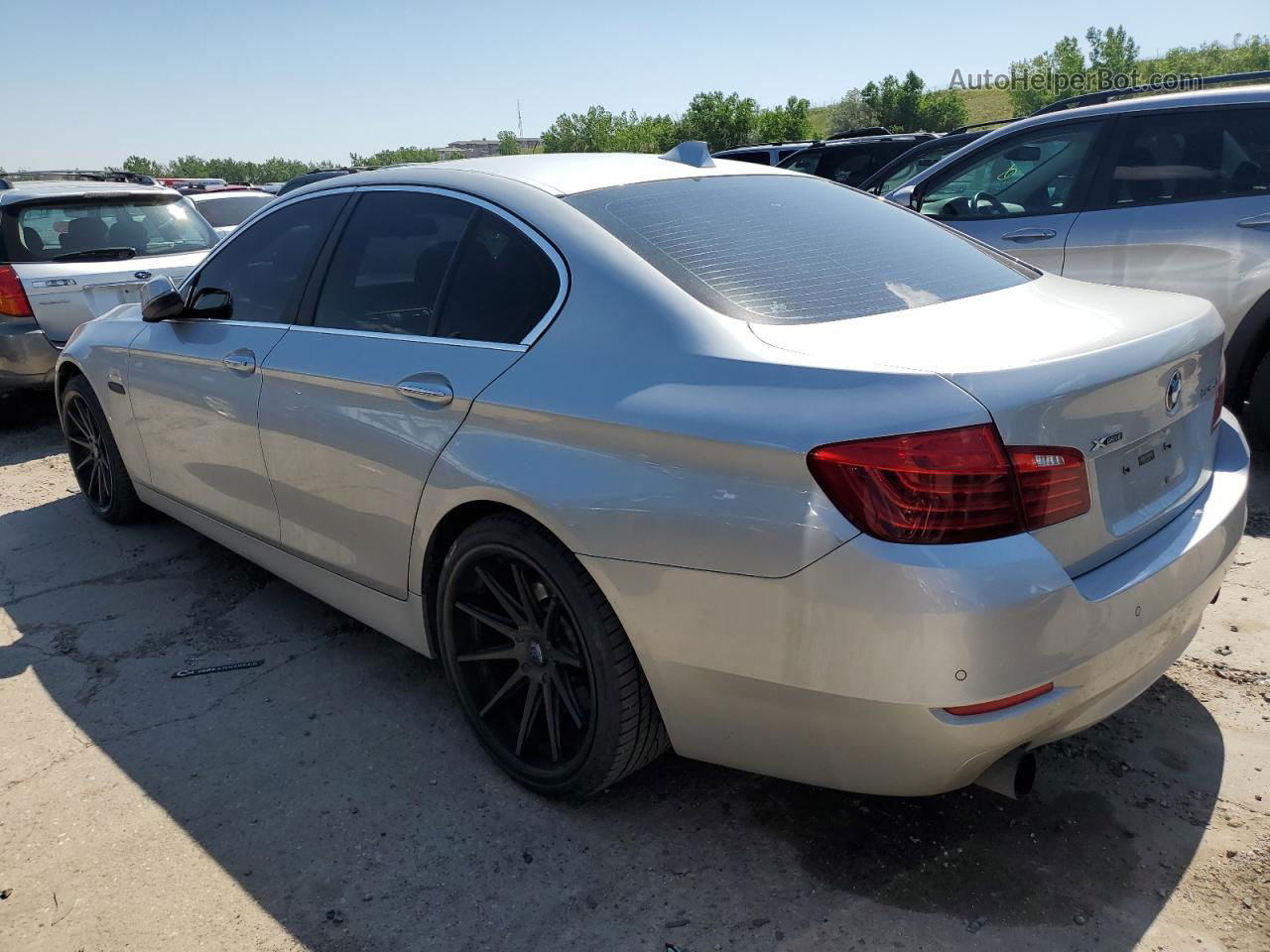 2014 Bmw 535 Xi Silver vin: WBA5B3C5XED532409