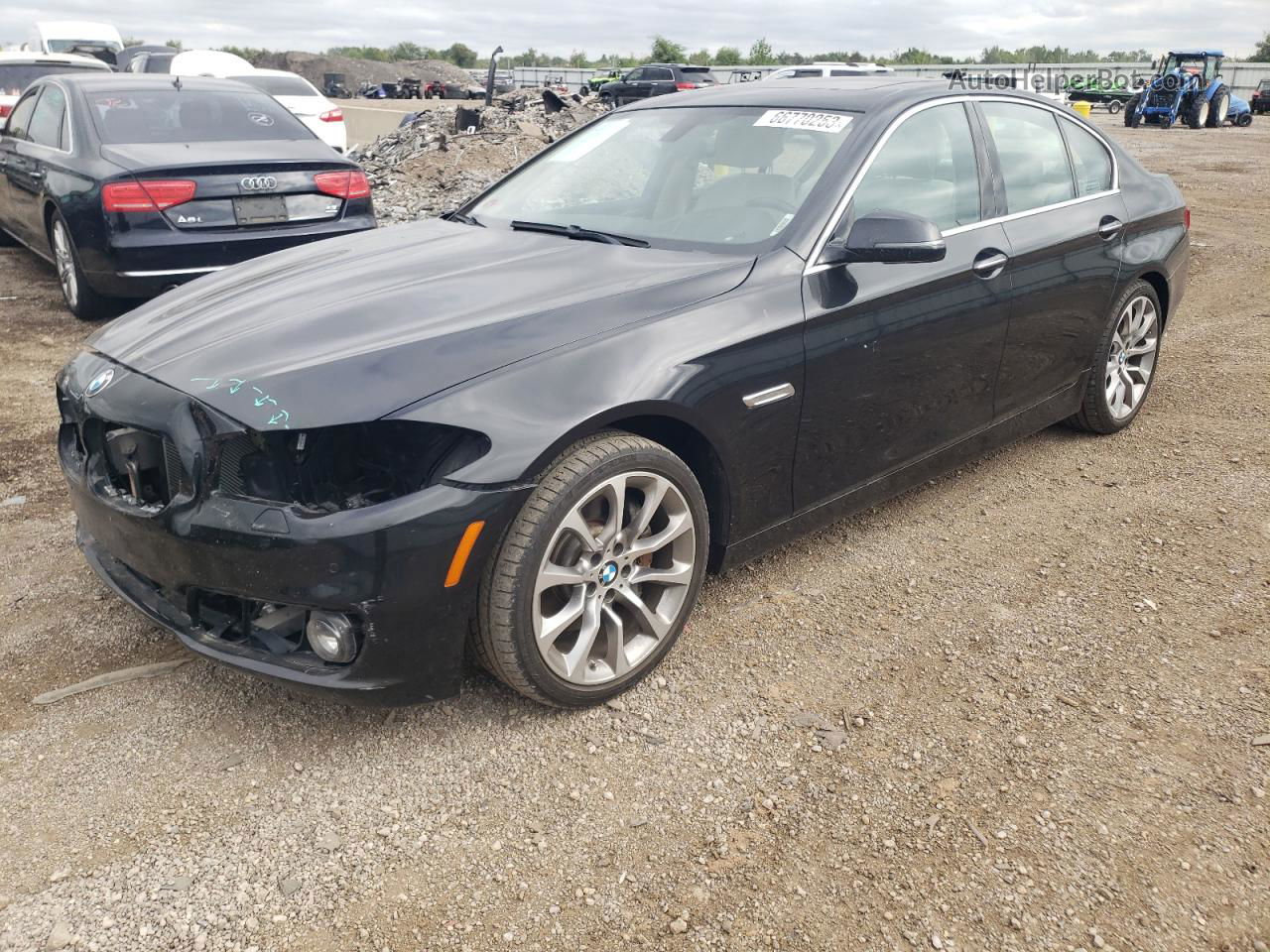 2014 Bmw 535 Xi Black vin: WBA5B3C5XED534175