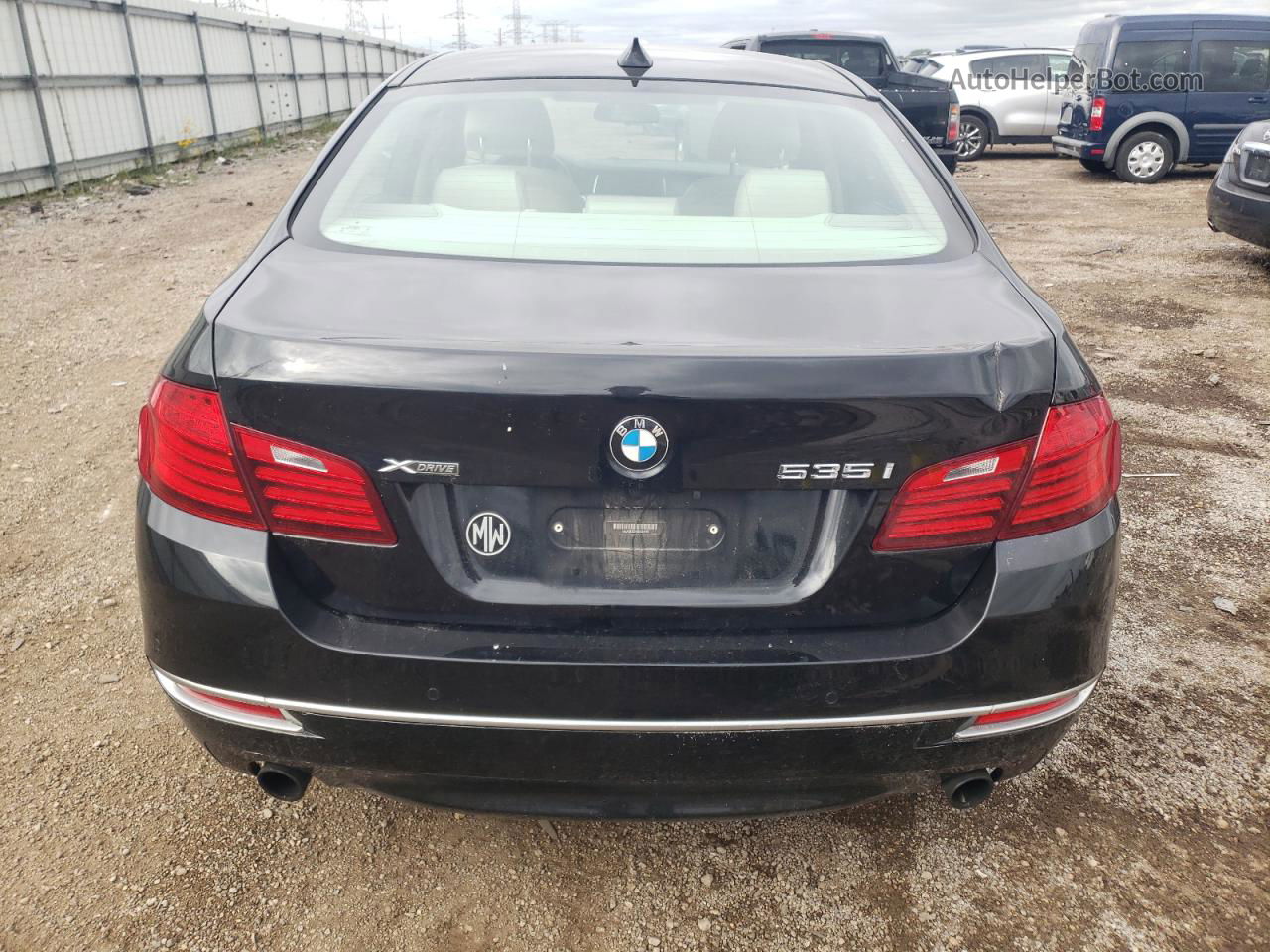 2014 Bmw 535 Xi Black vin: WBA5B3C5XED534175