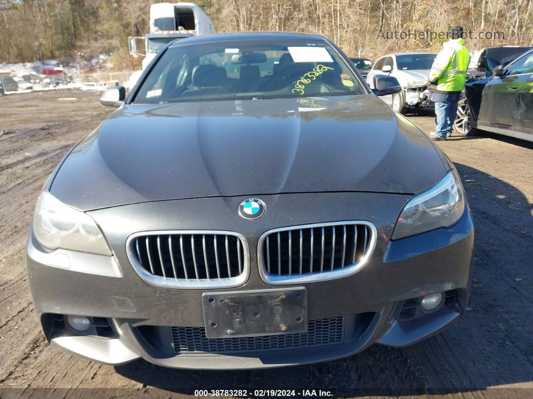 2014 Bmw 535i Xdrive Gray vin: WBA5B3C5XED538615