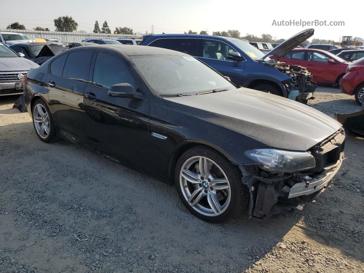 2016 Bmw 535 Xi Черный vin: WBA5B3C5XGG256315