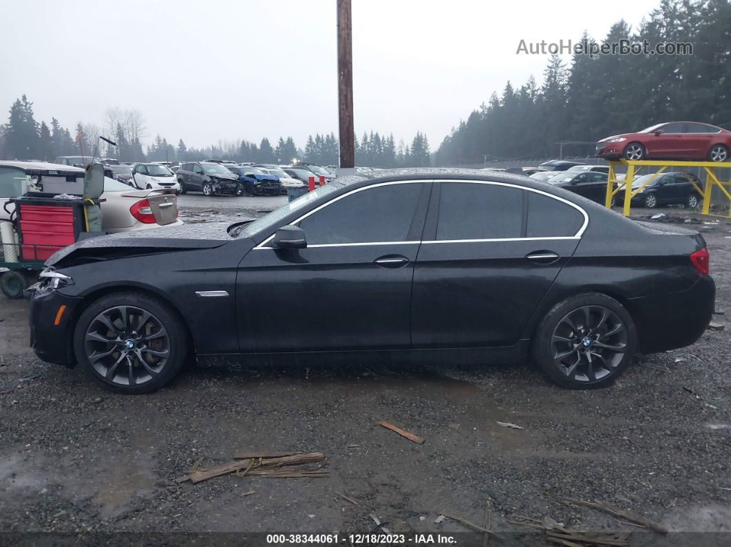 2016 Bmw 535i Xdrive Black vin: WBA5B3C5XGG258548