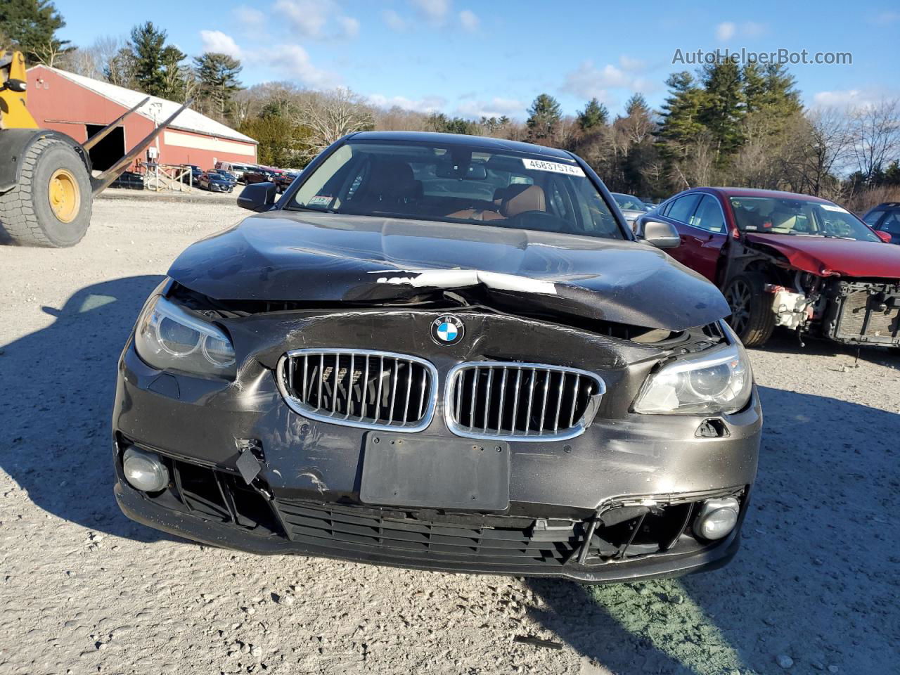 2016 Bmw 535 Xi Gray vin: WBA5B3C5XGG260798