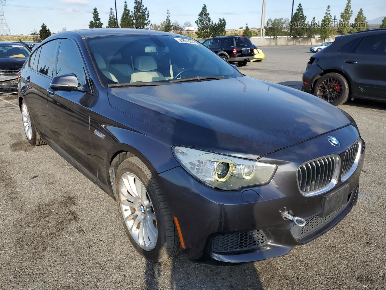 2014 Bmw 535 Igt Charcoal vin: WBA5M2C55ED085590