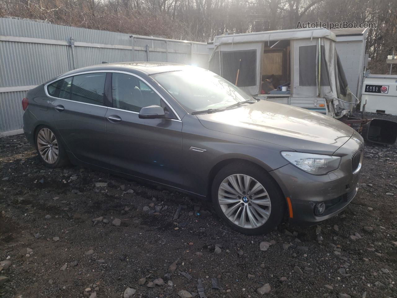 2014 Bmw 535 Xigt Charcoal vin: WBA5M4C51ED183687