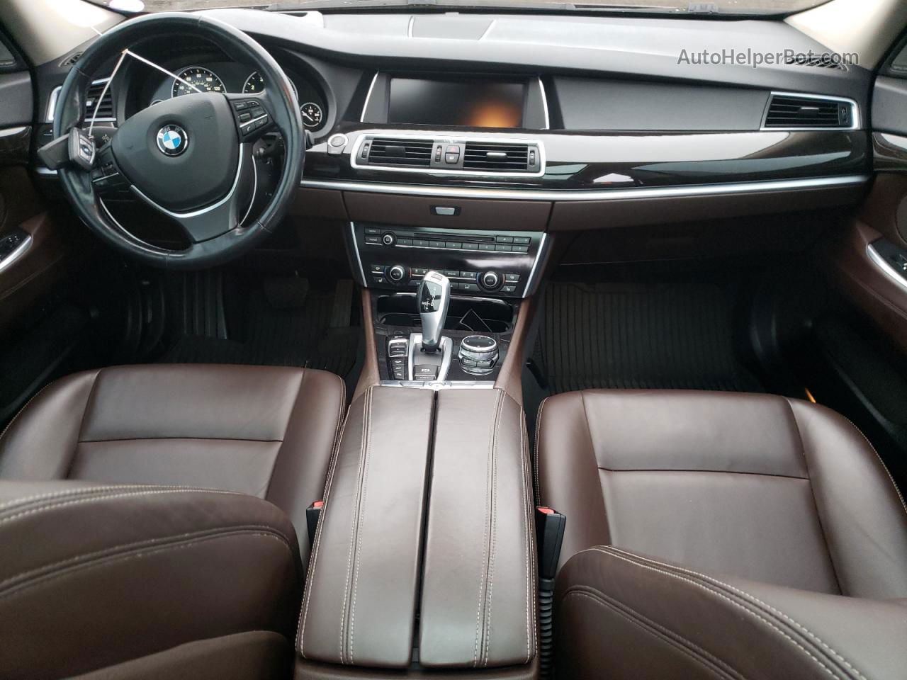 2014 Bmw 535 Xigt Черный vin: WBA5M4C56ED183801