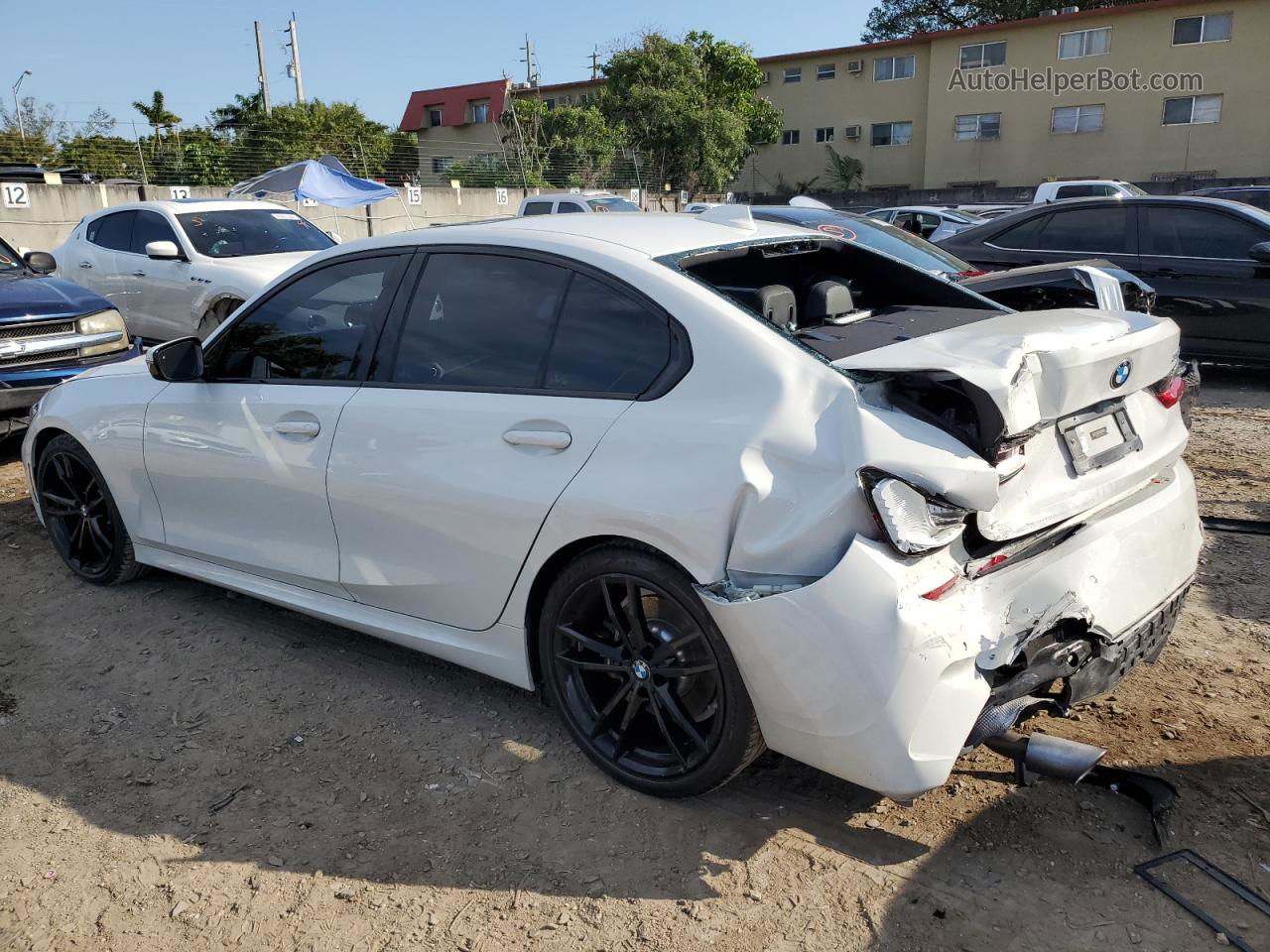 2020 Bmw 330i  White vin: WBA5R1C00LFH33342