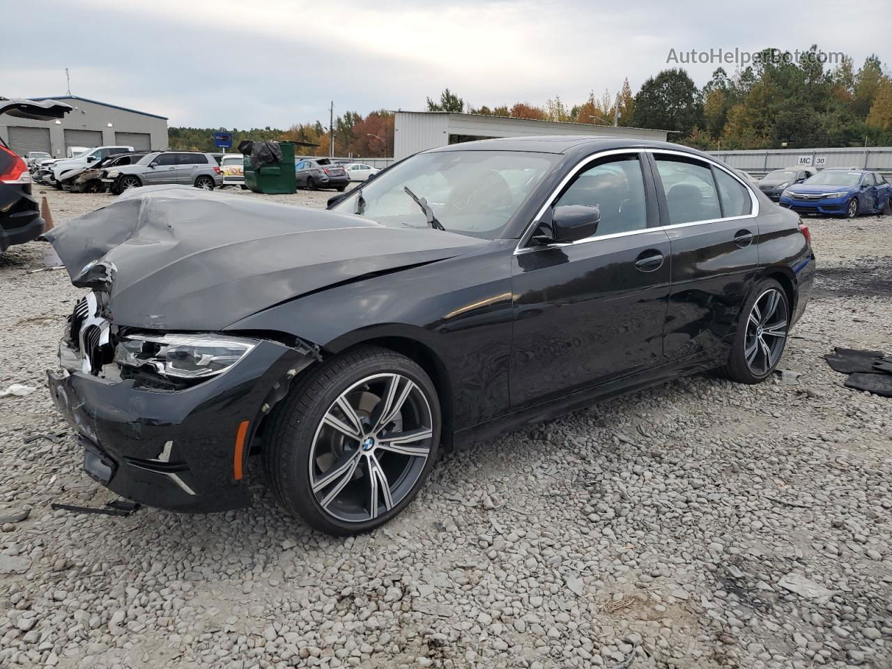 2020 Bmw 330i  Black vin: WBA5R1C00LFJ14639