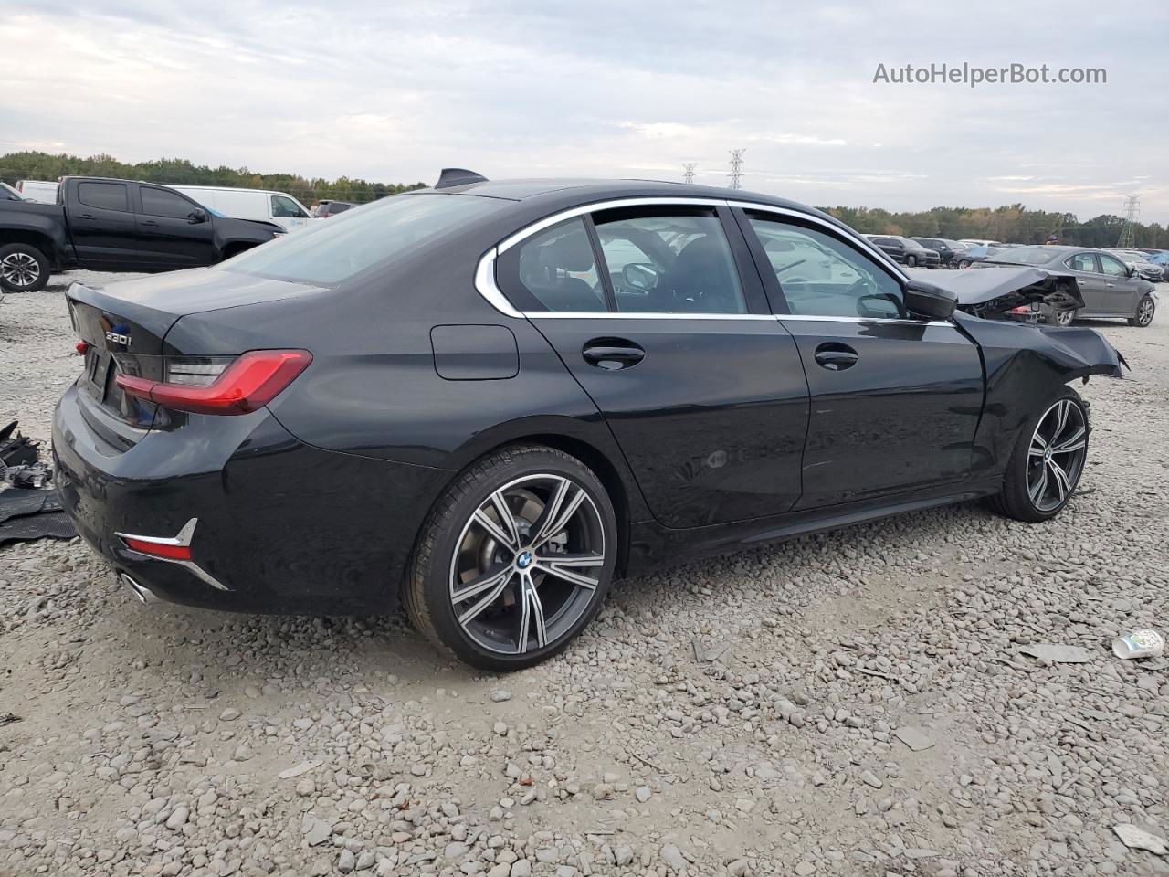 2020 Bmw 330i  Black vin: WBA5R1C00LFJ14639